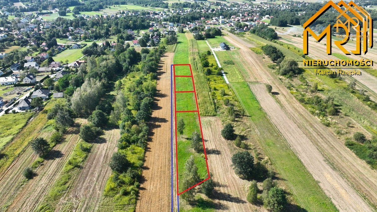 4 działki budowlane w Skrzyszowie – blisko Tarno
