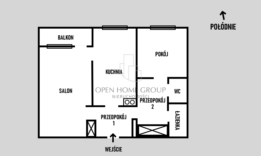 2 pokoje | 49,90 m² | balkon | Gądów Mały — zdjęcie 14