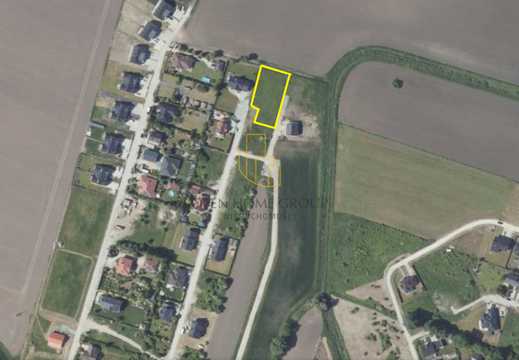 Żórawina, działka budowlana 1531 m2, media — zdjęcie 2