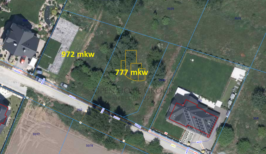 Wrocław, Radomierzyce, działka 777 m2 — zdjęcie 3