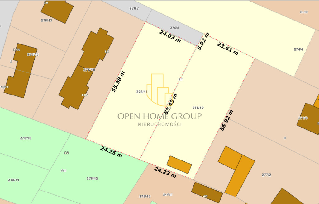 Żerniki Wrocławskie, działka budowlana 1305 m2 — zdjęcie 10
