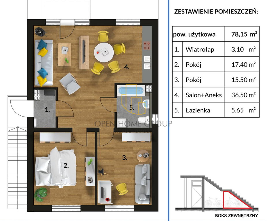 Okazja! Smolec 140m2/ 5 pokoi/Top/ zabudowa blizniacza — zdjęcie 17